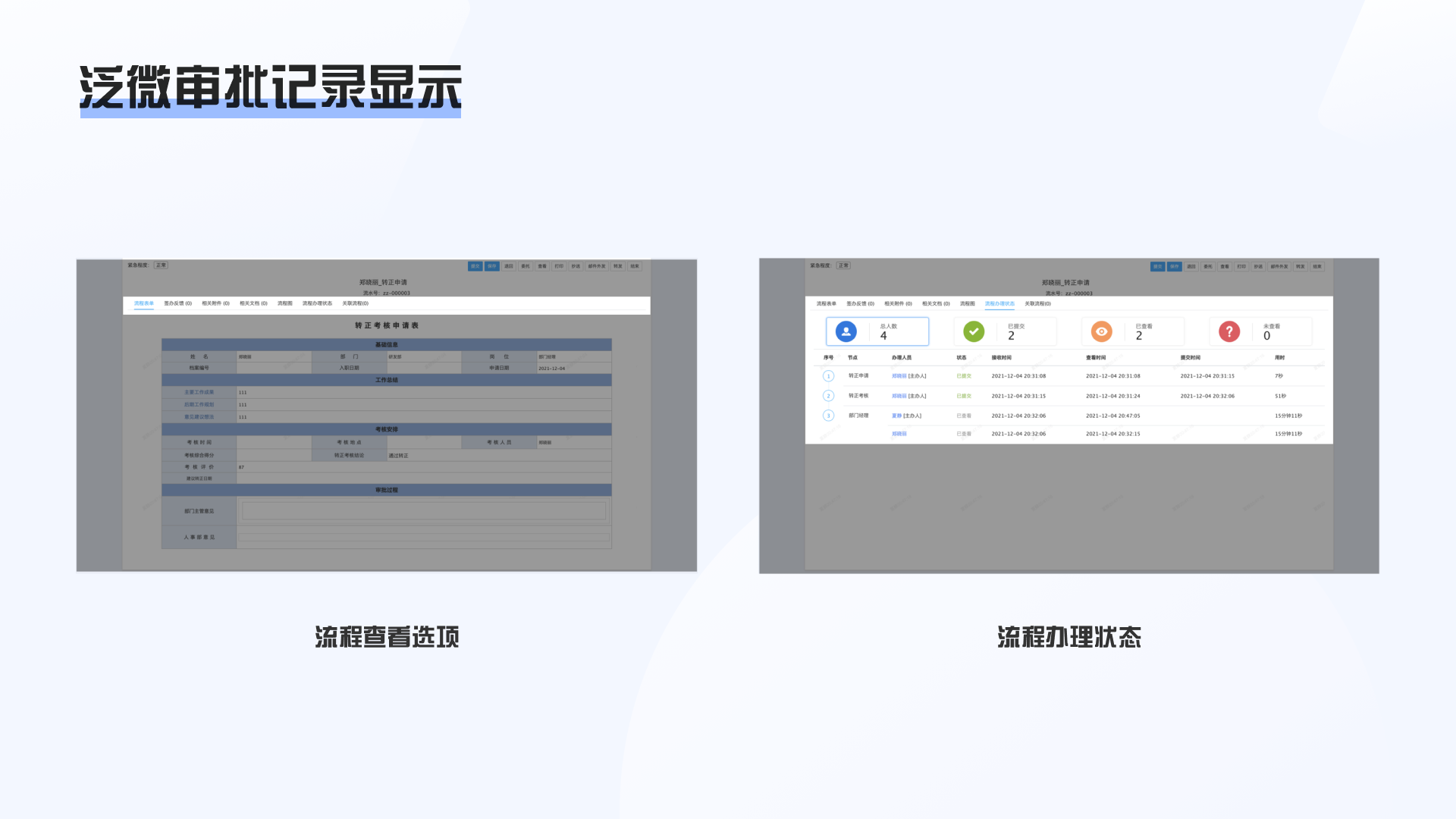 对比：蓝凌/泛微审批流程竞品分析